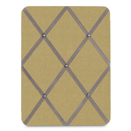 United Visual Products Slim Enclosed Corkboard, 36"x48", White Alum Frame/Apricot UVEB3648-WHITE-APRICOT